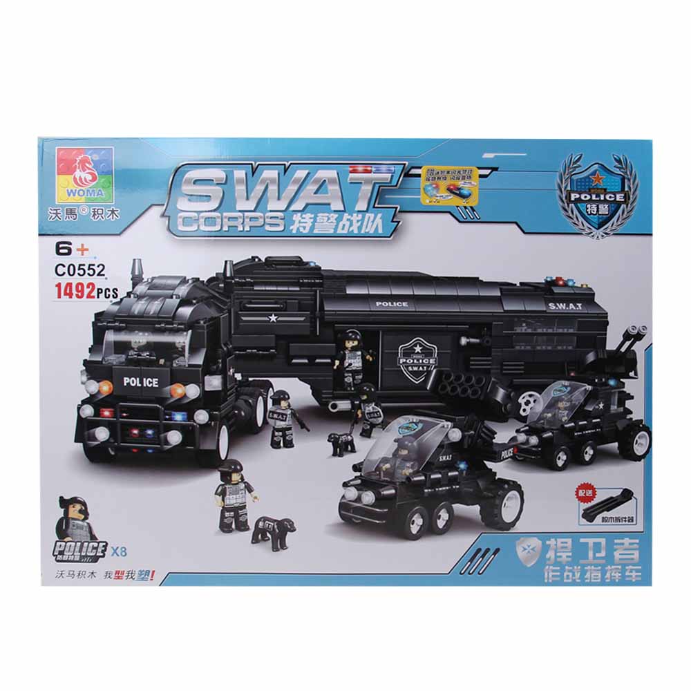Stavebnice SWAT Kamion - náhľad 1